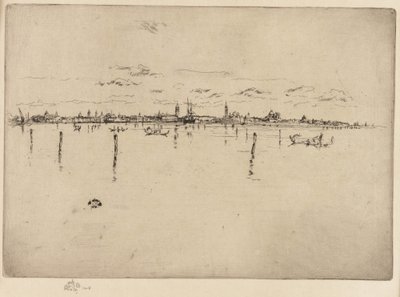 Das kleine Venedig, 1879-1880 von James Abbott McNeill Whistler