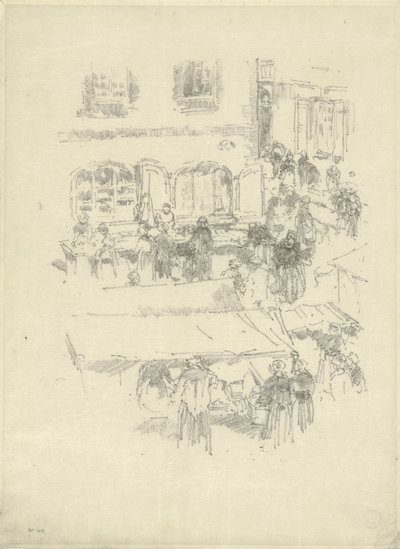 Der Marktplatz, Vitré von James Abbott McNeill Whistler