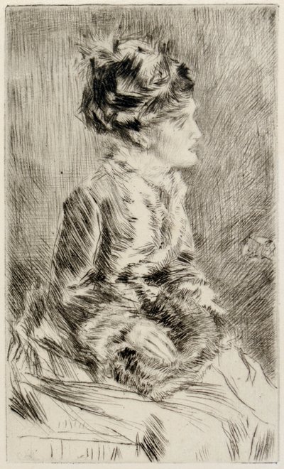 Der Muff von James Abbott McNeill Whistler
