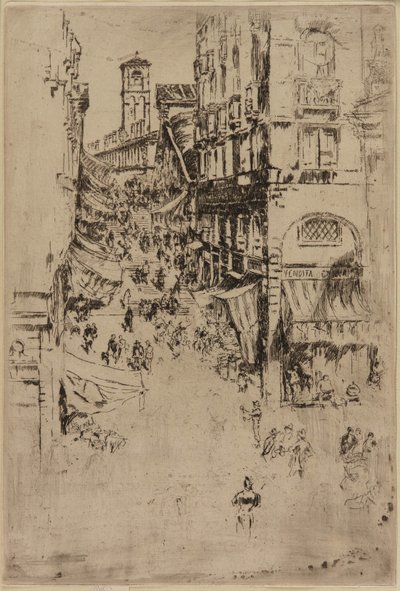 Die Rialto-Brücke von James Abbott McNeill Whistler