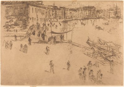 Die Riva, Nr. II, 1880 von James Abbott McNeill Whistler