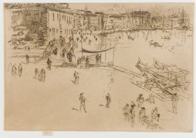 Die Riva, Nr. 2, 1879-1880 von James Abbott McNeill Whistler