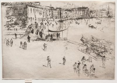 Die Riva, Nr. 2, 1886 von James Abbott McNeill Whistler