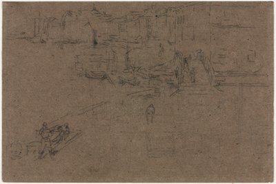 Die Riva, Venedig von James Abbott McNeill Whistler