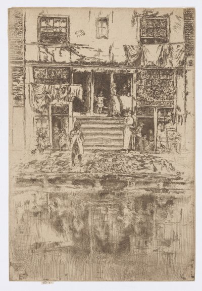 Die Stufen, Amsterdam von James Abbott McNeill Whistler