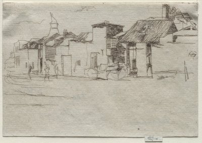The Swan, Chelsea, um 1870 von James Abbott McNeill Whistler