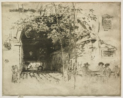 Der Traghetto, 1880 von James Abbott McNeill Whistler