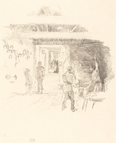 Der Reifenschmied, 1890 von James Abbott McNeill Whistler