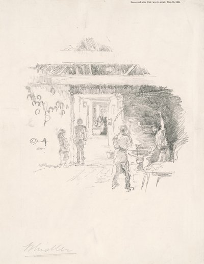 Der Reifenschmied, 1890 von James Abbott McNeill Whistler