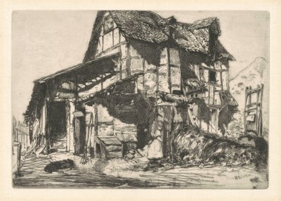Das unsichere Mietshaus, 1858 von James Abbott McNeill Whistler