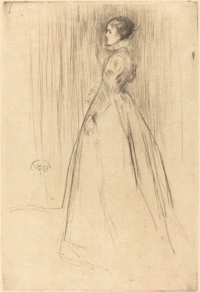 Das Samtkleid von James Abbott McNeill Whistler