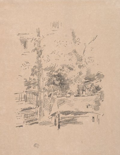 Tête-à-tête im Garten, 1894 von James Abbott McNeill Whistler