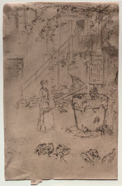 Truthähne, 1886 von James Abbott McNeill Whistler