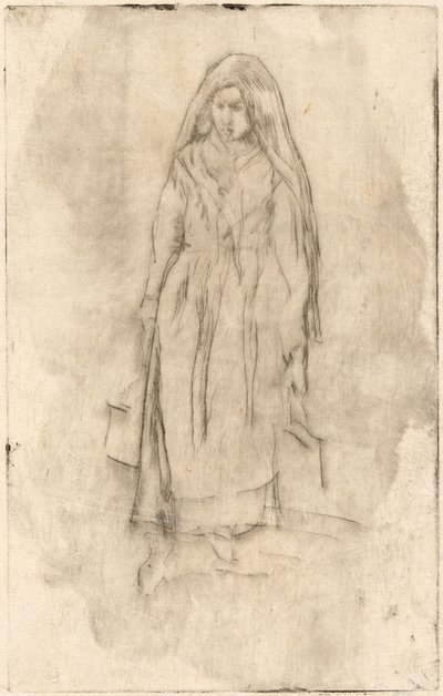 Venezianischer Wasserträger, 1879-1880 von James Abbott McNeill Whistler