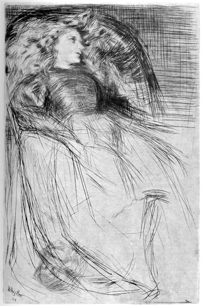 Müde, 1863 1904 von James Abbott McNeill Whistler