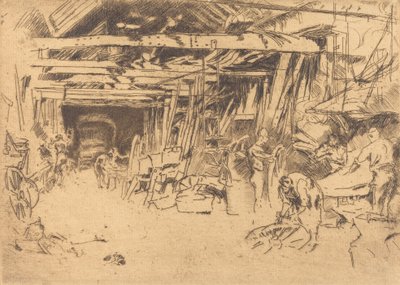 Radmacher, 1879-1880 von James Abbott McNeill Whistler