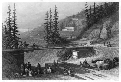 Simla, Indien, ca. 1860 von James B. Allen