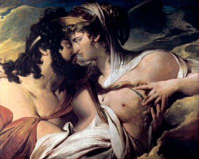 Jupiter von Juno verführt, spätes 18. oder frühes 19. Jahrhundert von James Barry