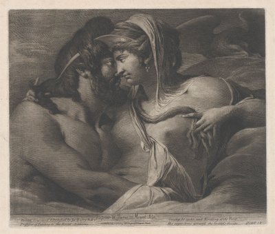 Jupiter und Juno auf dem Berg Ida von James Barry