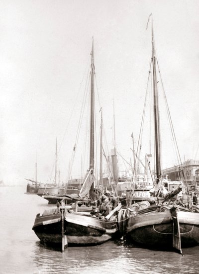 Kanalboote, Rotterdam, 1898 von James Batkin
