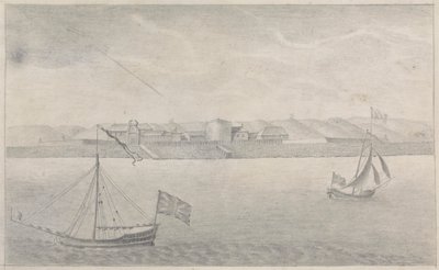Boote in einem Hafen von James Bruce