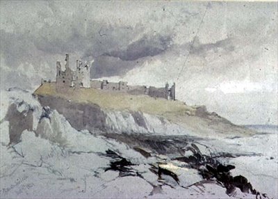 Burg Dunstanburgh von James Burrell Smith