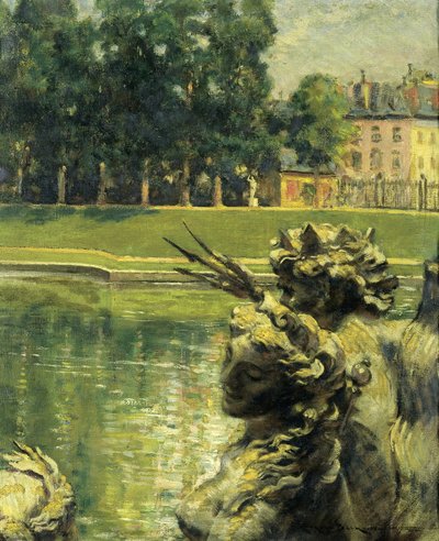 Der Neptunbrunnen, Versailles von James Carroll Beckwith