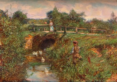 Die Fische stören, um 1901 von James Charles
