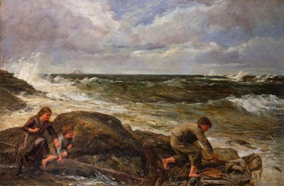 Eine Meerjungfrau fangen, 1883 von James Clarke Hook
