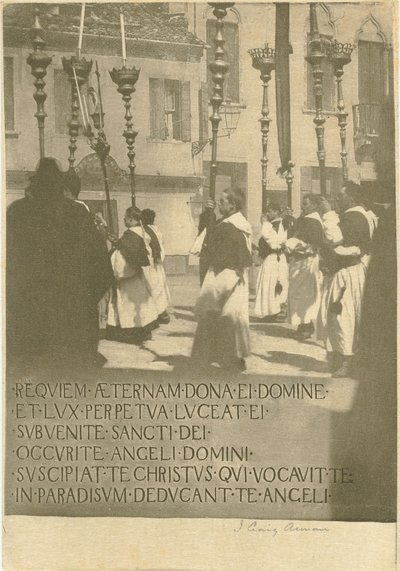 Ein venezianisches Requiem von James Craig Annan