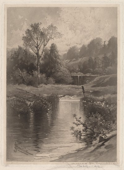 Ein alter Damm bei Montrose von James David Smillie