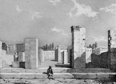Das Haus des Caius Sallust, 1828 von James Duffield Harding