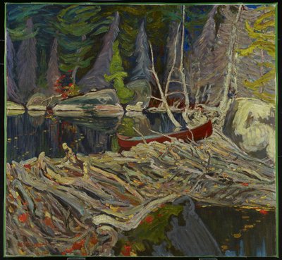 Der Biberdamm, 1919 von James Edward Hervey Macdonald