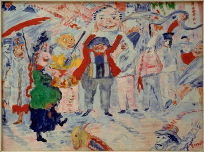 Karneval in Flandern von James Sidney Ensor