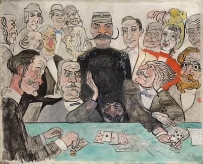 Die Spieler von James Ensor