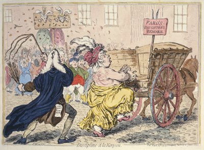 "Discipline A La Kenyon", 25. März 1797 von James Gillray