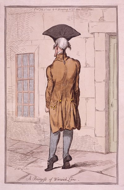 John Burges MD, 1795 von James Gillray