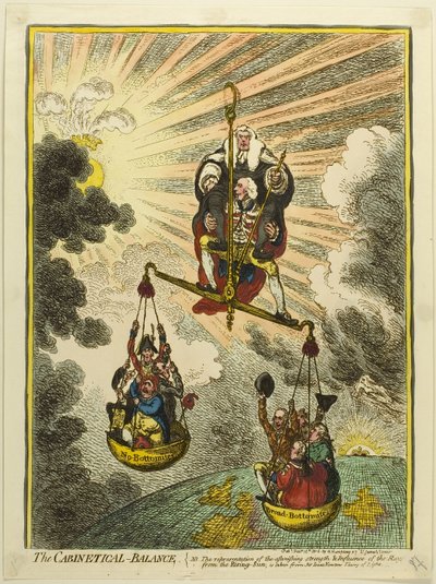 Das Kabinett-Gleichgewicht von James Gillray