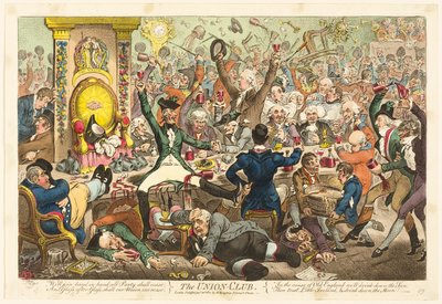 Der Union Club von James Gillray