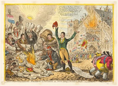 Wahre Reform des Parlaments von James Gillray