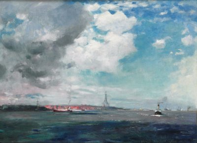 New Brighton vom Mersey aus, 1907 von James Hamilton Hay