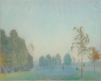 Parkszene und Turm, 1912 von James Hamilton Hay