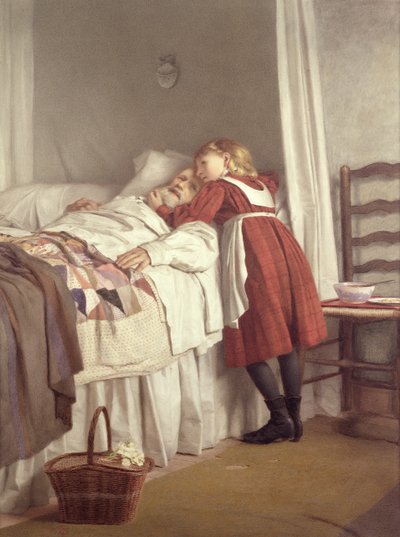 Großvaters kleine Krankenschwester von James Hayllar