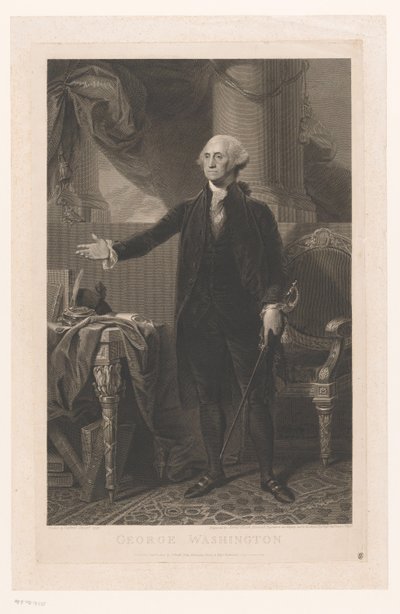 Porträt von George Washington von James Heath