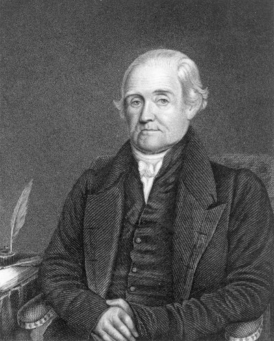 Noah Webster (1758-1843), graviert von G. Parker von James Herring