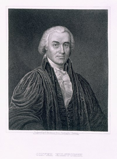 Oliver Ellsworth, graviert von E. Mackenzie von James Herring