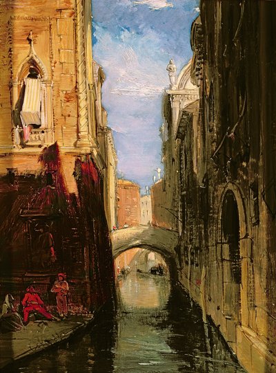 Ein Seitenkanal in Venedig von James Holland