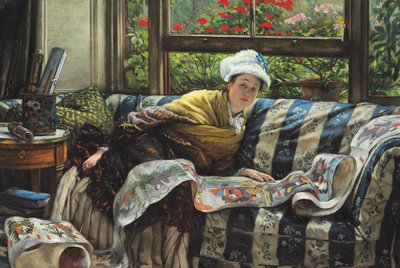 Die japanische Schriftrolle von James Jacques Joseph Tissot