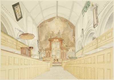 Innenraum der St. James Kirche von James Johnson