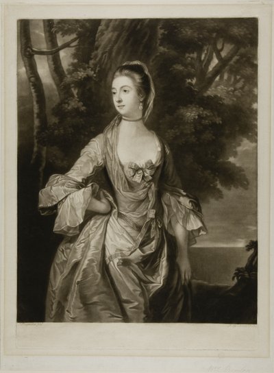 Mrs. Bonfoy von James MacArdell